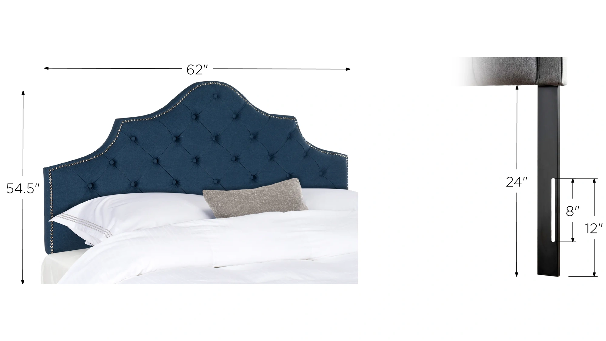 Arebelle Queen Upholstered Headboard Raymour Flanigan Raymour Flanigan