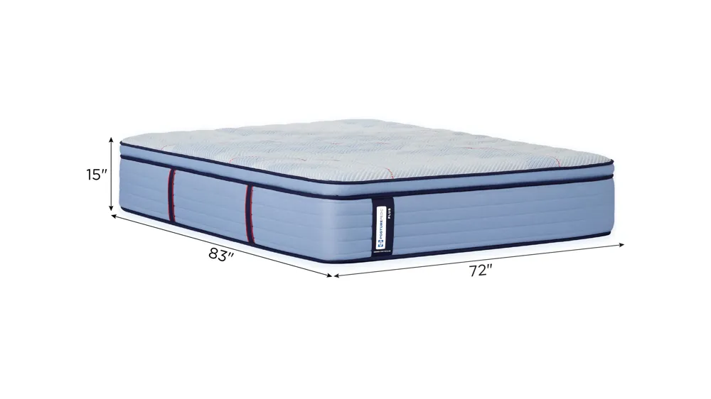 Sealy Posturepedic Plus London Grove Soft Euro Pillowtop Mattress Dimensions