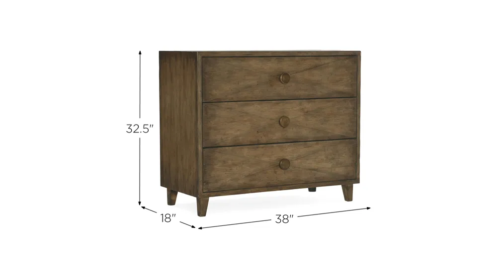 Sundance Bachelors Chest Dimensions