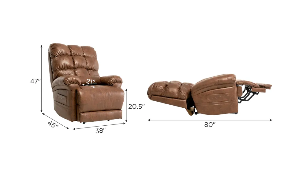 Venus Power Lift Recliner Dimensions