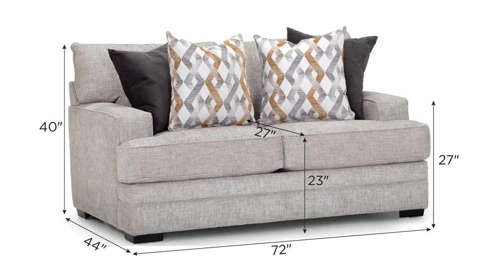 Stella Loveseat Dimensions