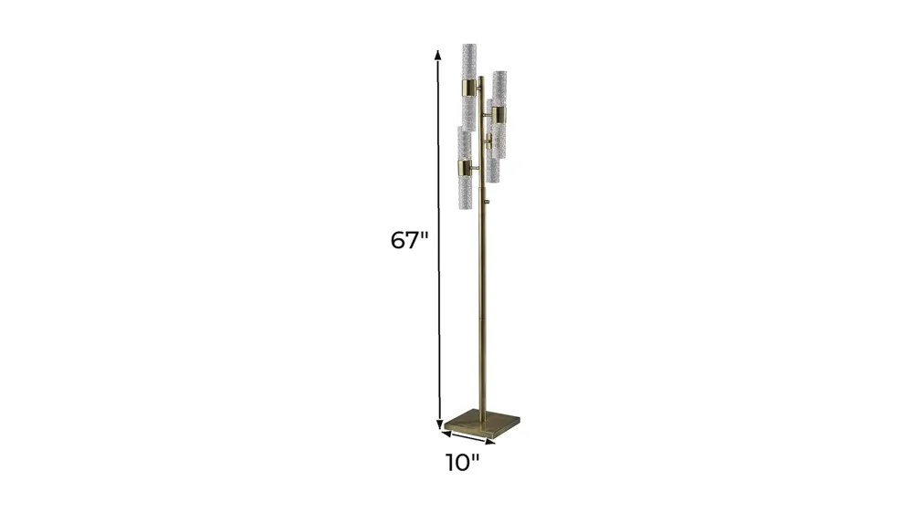 Harriet LED Floor Lamp Dimensions
