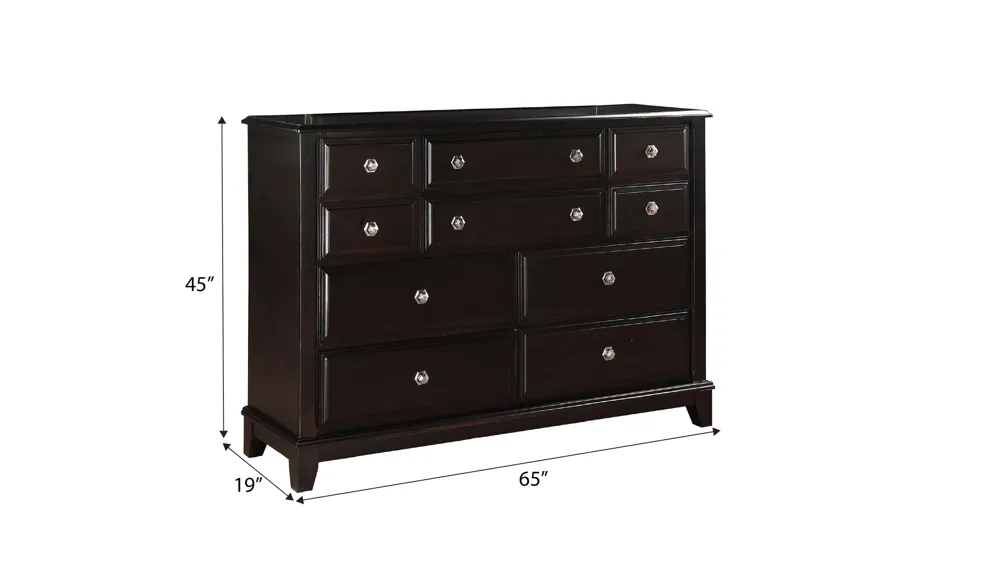 Rae Bedroom Dresser Dimensions