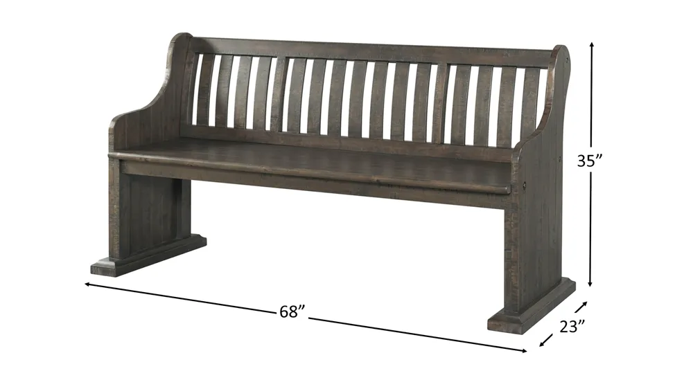 Stanford Pew Bench Dimensions