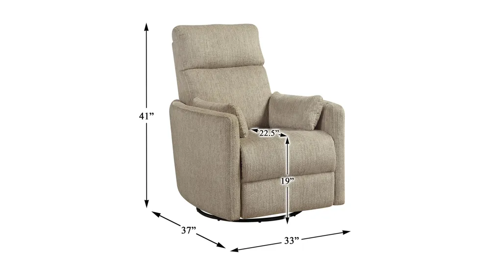Howerton Glider Recliner Dimensions