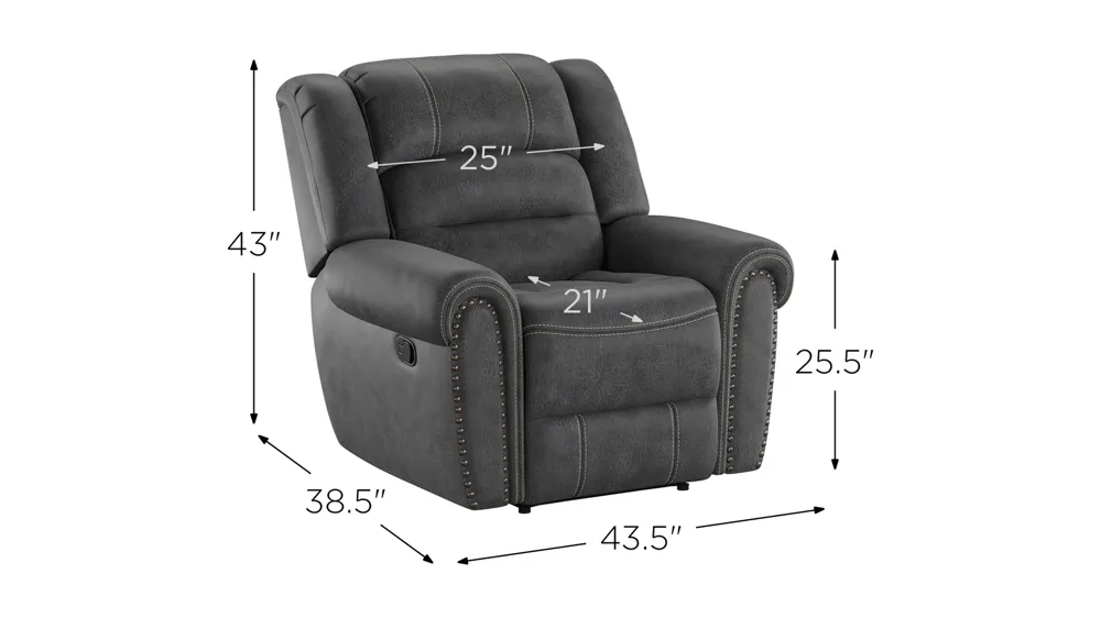 Baldwin Gliding Recliner Dimensions