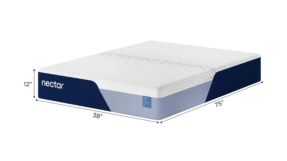 Nectar Classic Firm Memory Foam Mattress Dimensions