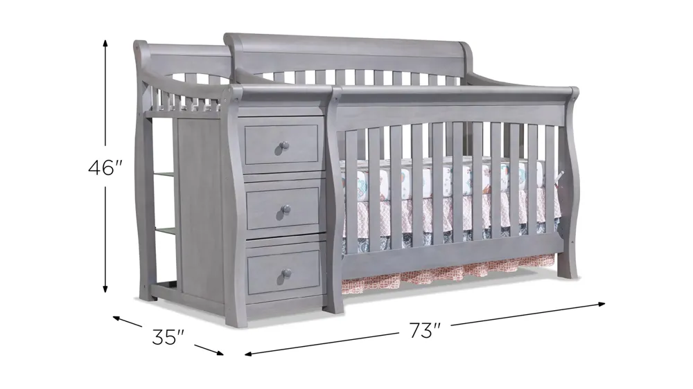 Princeton Elite Crib & Changer Dimensions