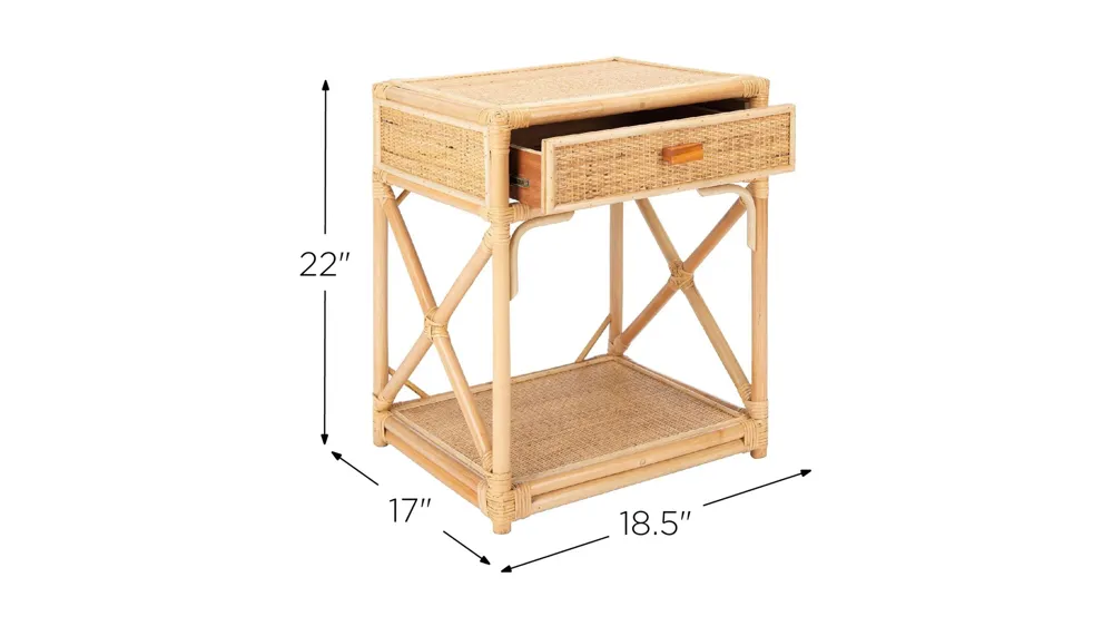 Meilana Nightstand Dimensions