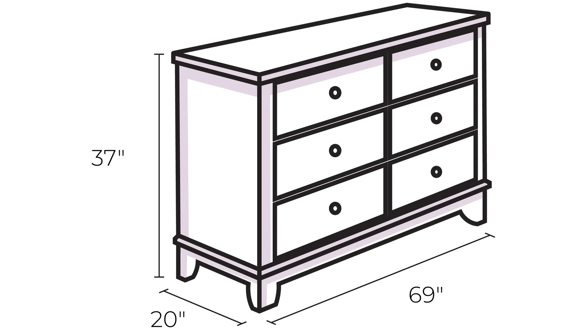 Glory Furniture Paris Cherry Chest