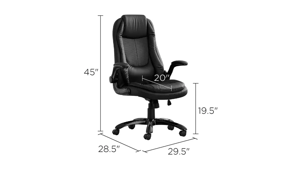 Melancthon Executive Home Office Chair Dimensions