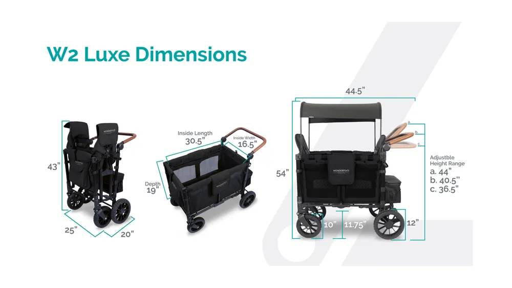 Lux Premium Double Wagon Dimensions