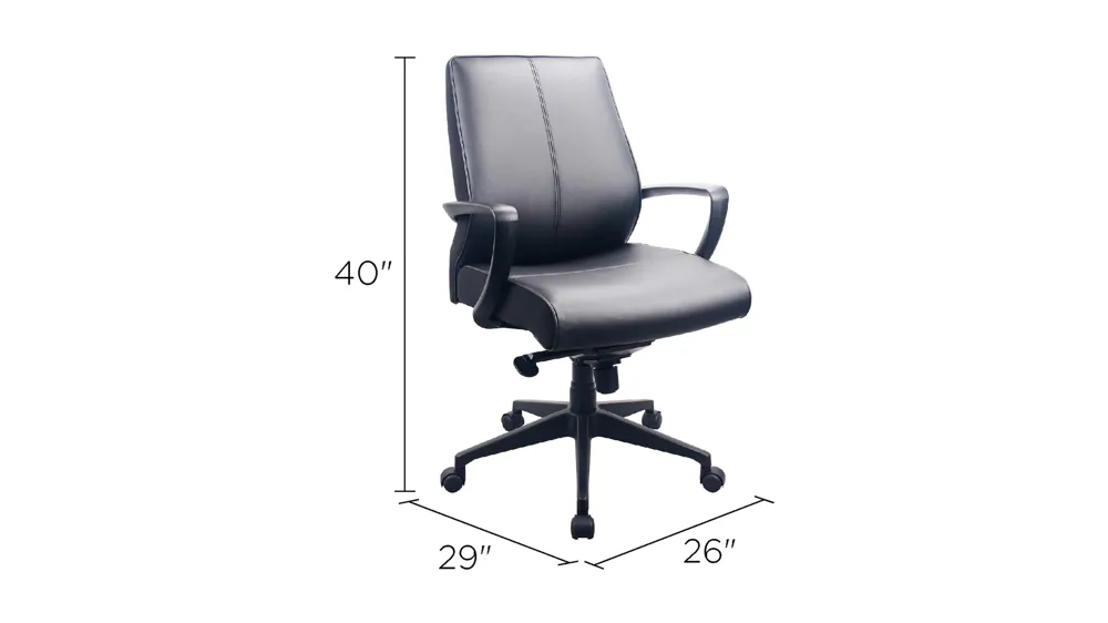 Tempur-Pedic Home Office Chair Dimensions