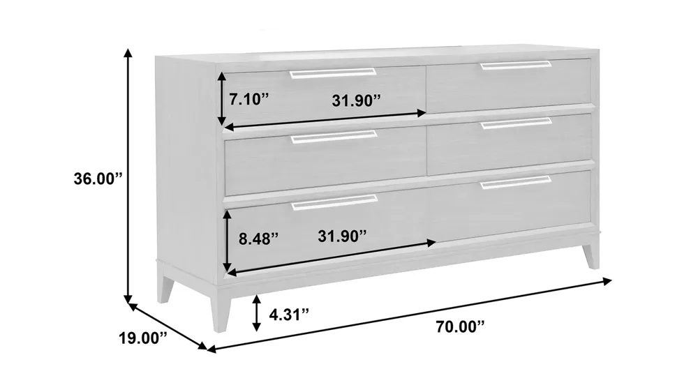 Quincy Dresser Dimensions