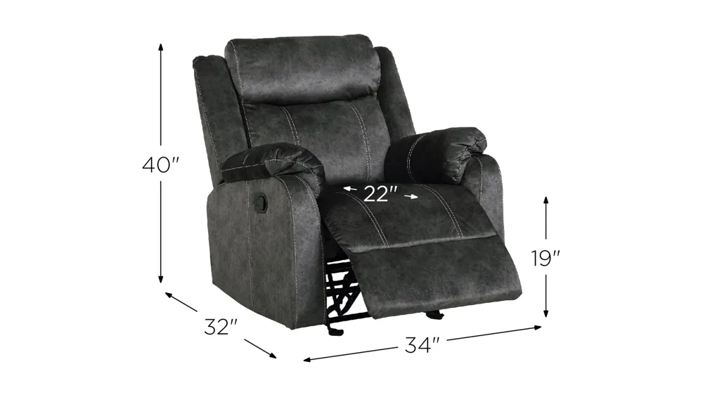 Perkins Glider Recliner Dimensions