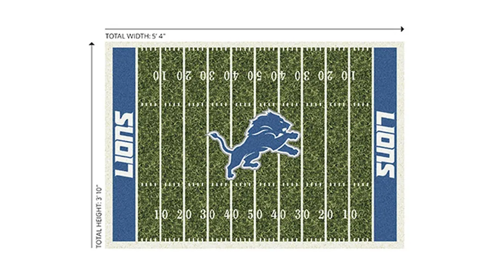 NFL Homefield Rug Dimensions