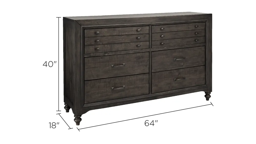 Ashlyn Bedroom Dresser Dimensions
