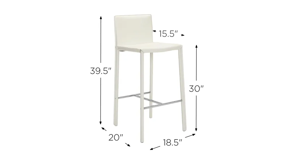 Jason Bar Stool - Set of 2 Dimensions