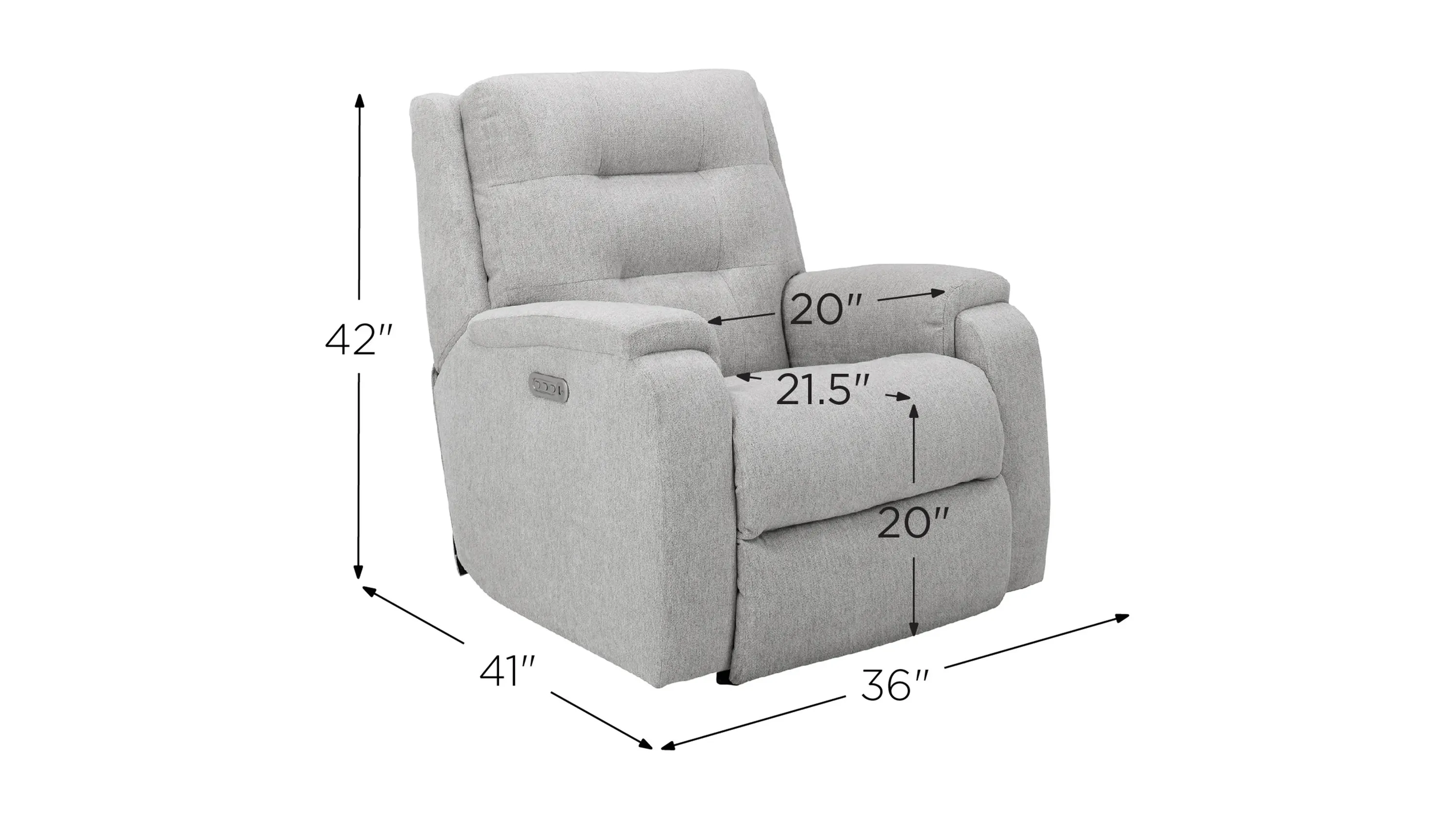Halenbeck Triple Power Rocker Recliner | Raymour & Flanigan