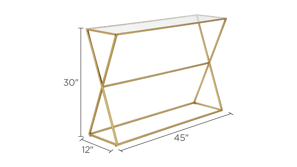 Paiget Rectangular Sofa Table Dimensions