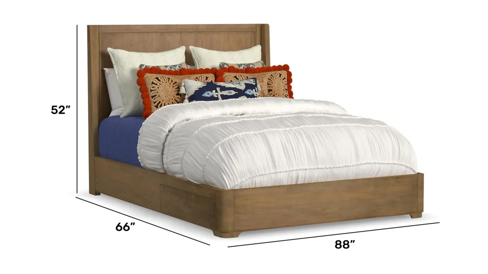 Normandy Panel Storage Bed Dimensions