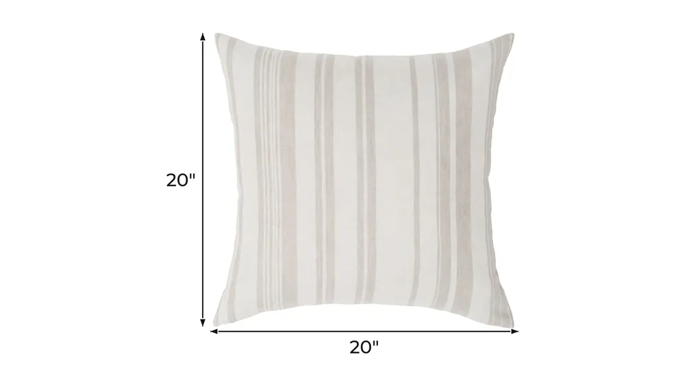Baris 20" Poly Filled Throw Pillow Dimensions