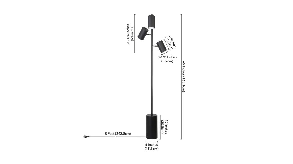 Bowen Floor Lamp Dimensions