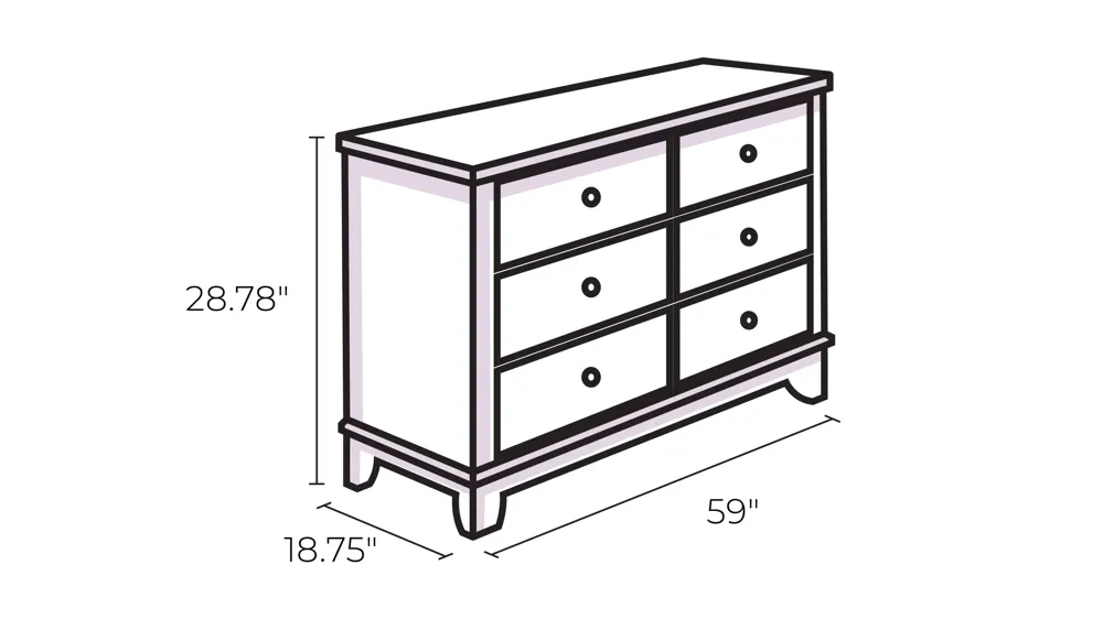 Finch Dresser Dimensions