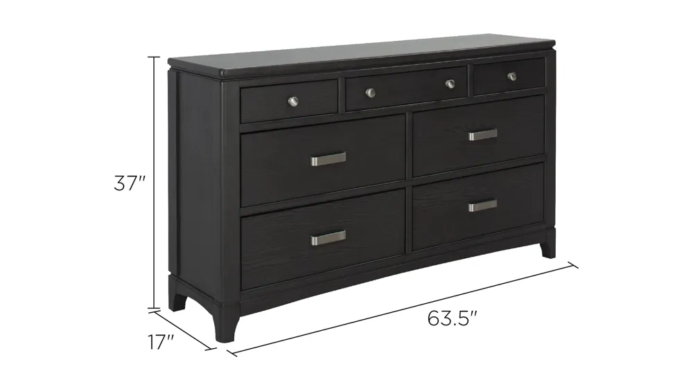 Drayton Bedroom Dresser Dimensions