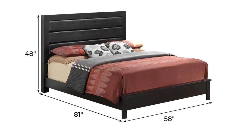 Burlington Upholstered Bed Dimensions