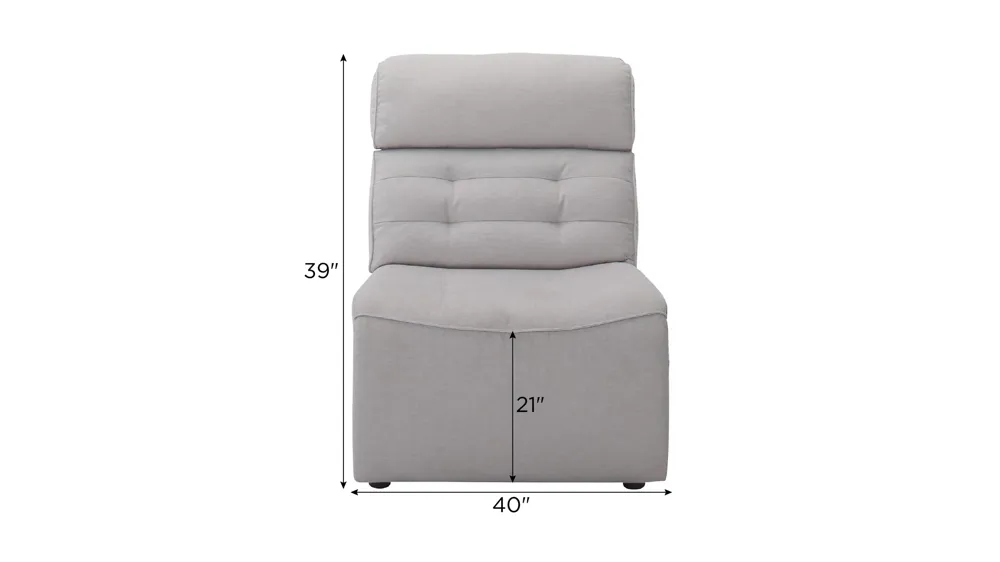 Hanlin Armless Chair Dimensions