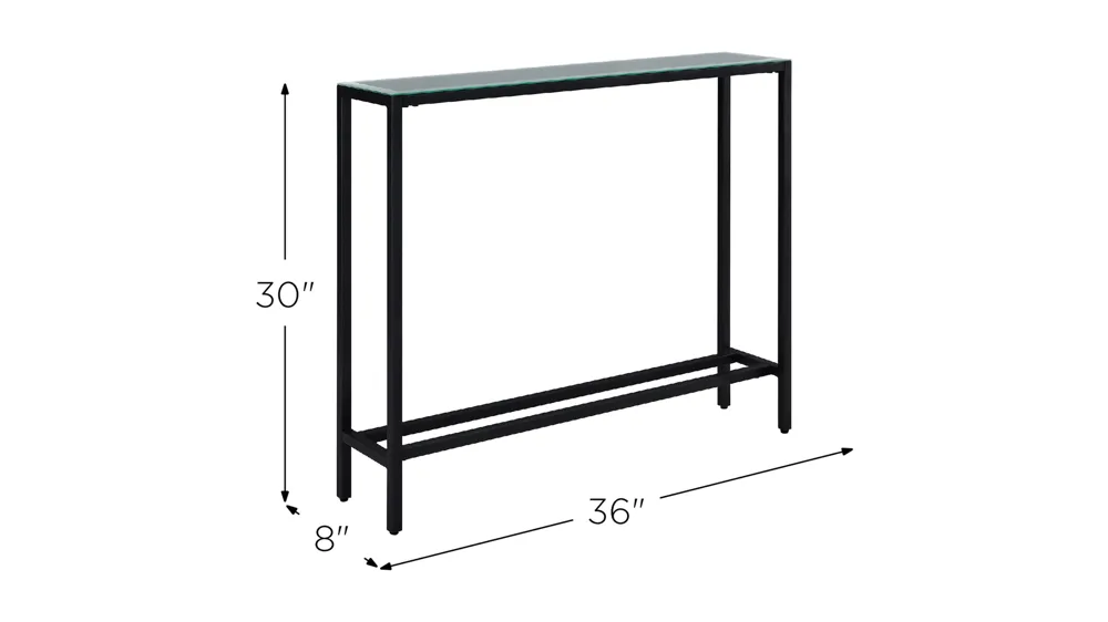 Solange Narrow Console Table Dimensions
