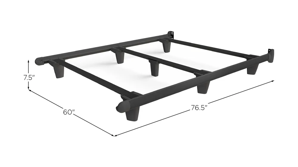 Embrace Bed Frame w/ Glides Dimensions