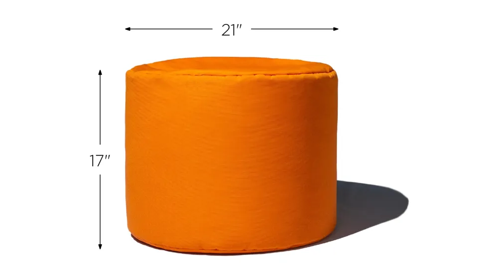Jana Outdoor Ottoman / Side Table Dimensions