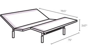 TEMPUR-Ergo Smart Base - Split King Set