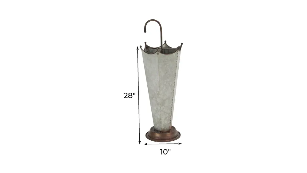 Ivy Collection Metal Umbrella Stand Dimensions