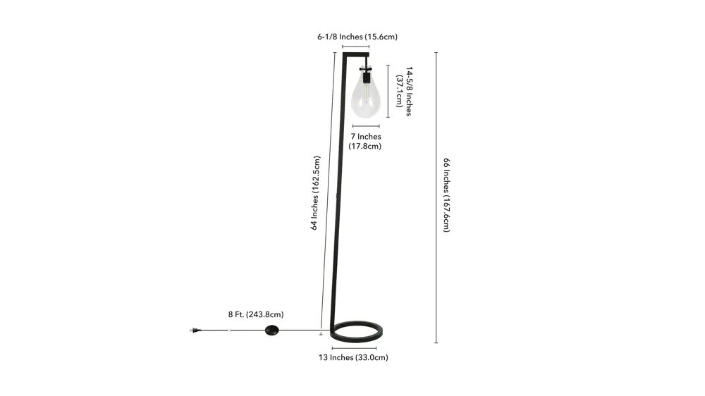 Vargas Floor Lamp Dimensions