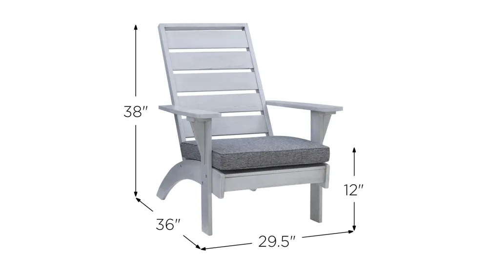 Rockport Nantucket Chair With Cushion Dimensions