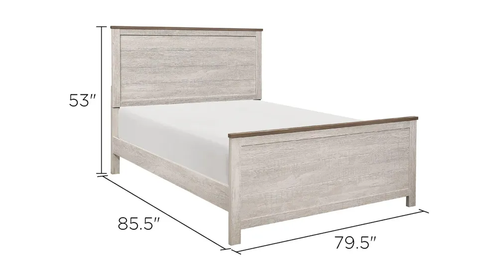 Mckewen Panel Bed Dimensions