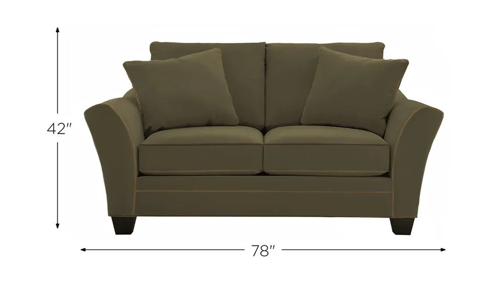Briarwood Loveseat Dimensions