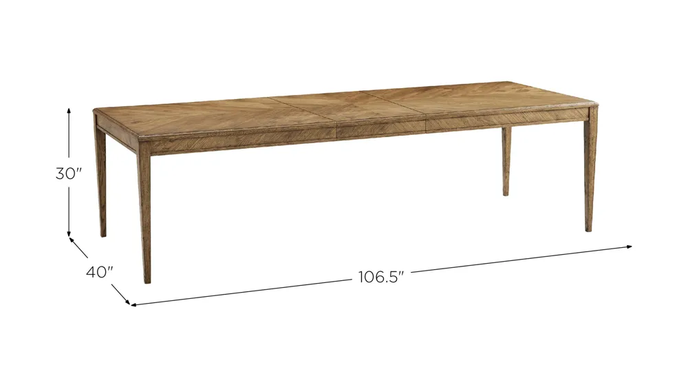 Nova Extending Dining Table II Dimensions