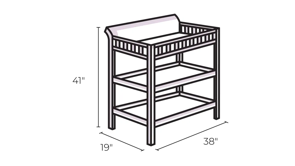 Emery Changing Table Dimensions