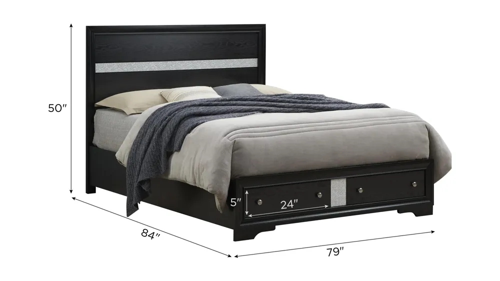Madrid Storage Bed Dimensions
