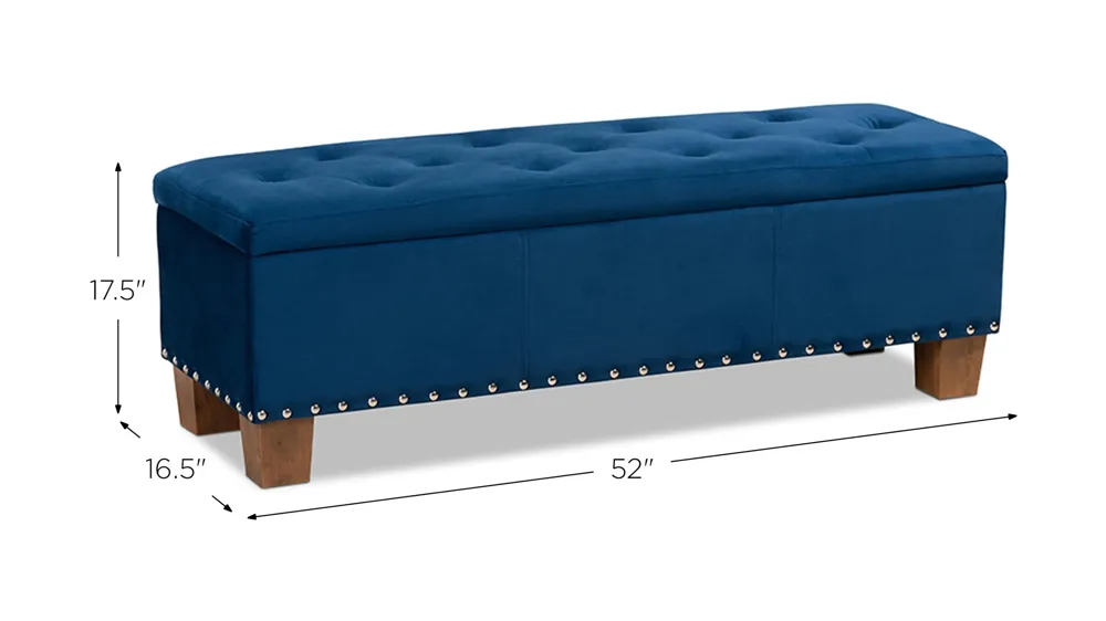 Hannah Storage Ottoman Bench Dimensions