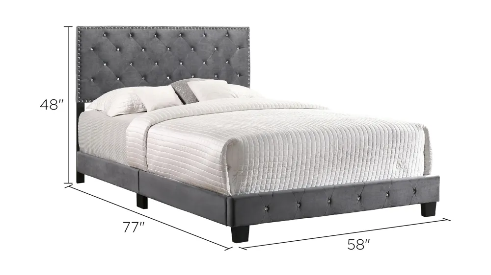 Suffolk Upholstered Panel Bed Dimensions