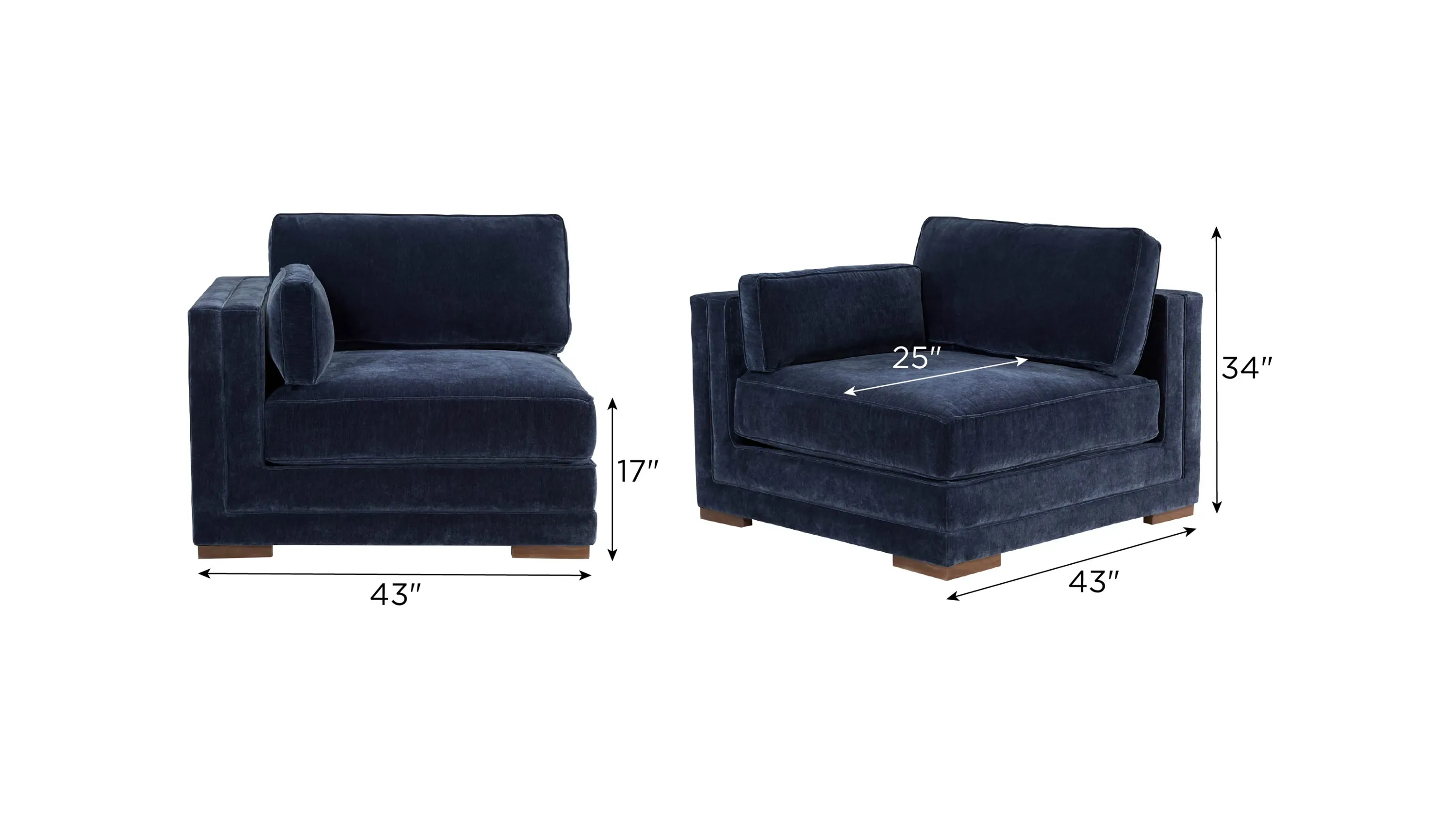 Remmi Left Arm Facing Chair | Raymour & Flanigan