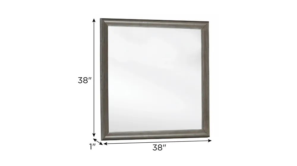Rossie Bedroom Dresser Mirror Dimensions