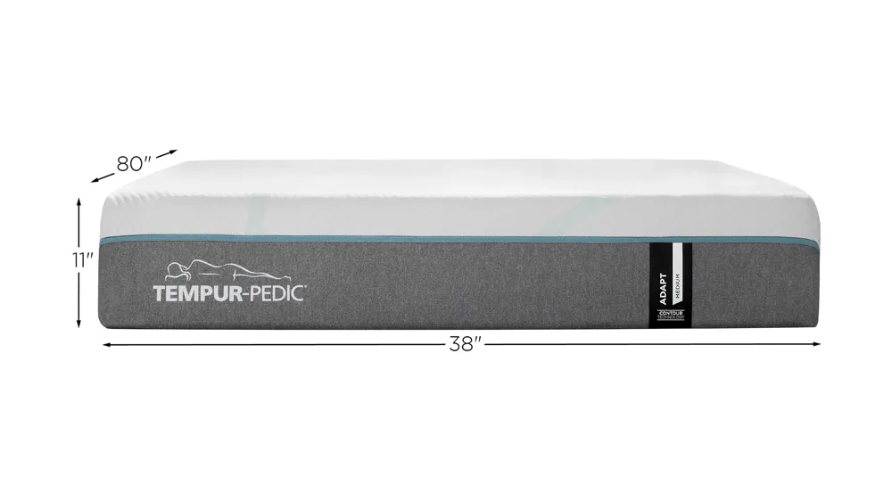 Tempur-Pedic TEMPUR-Adapt Medium Memory Foam Mattress Dimensions