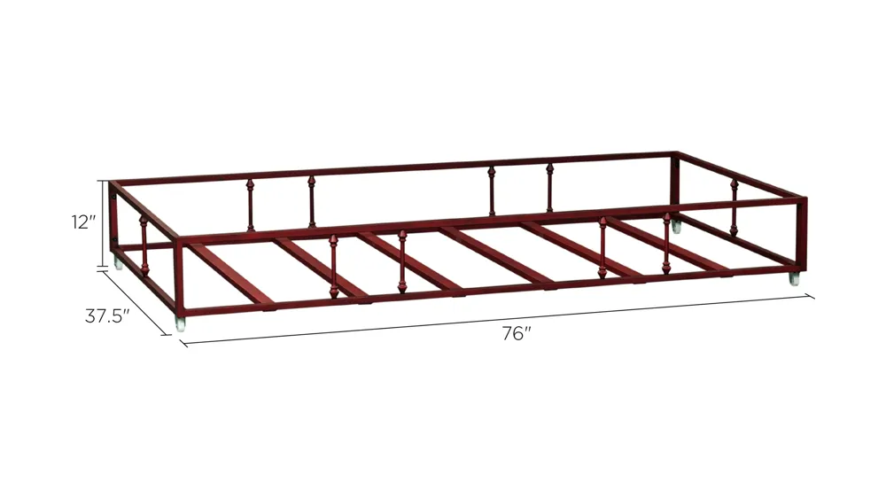 Vintage Series Metal Trundle Dimensions