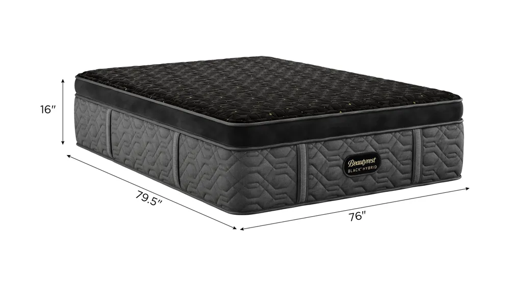 Beautyrest Black Hybrid Series Four Plush Apex Top Mattress Dimensions